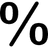 percentage
